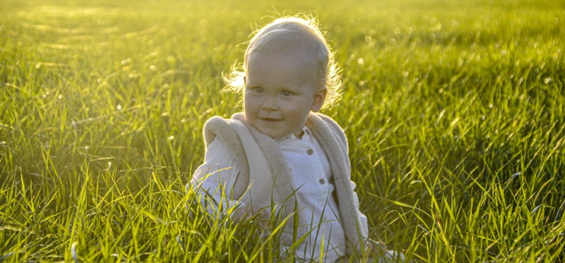 Kind in veld